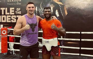 Ngannou did not surprise Zahozhiy in sparring