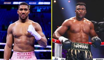 Jones names the winner of the Joshua-Ngannou fight