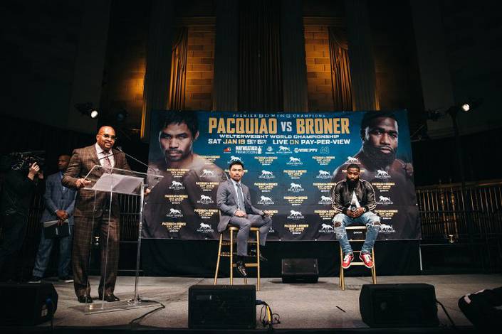 Пакьяо и Броунер провели дебютную пресс-конференцию (фото + видео)