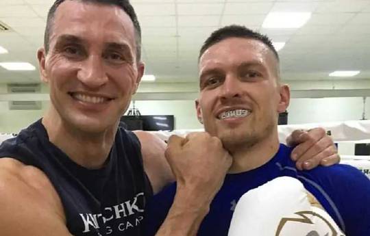 Usyk recalled a story related to Klitschko