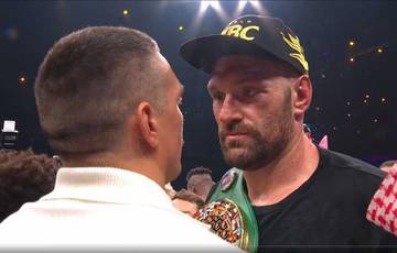 Fury has confirmed: there will be no fight with Usik on December 23