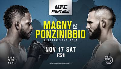 UFC Fight Night 140: Magny vs Ponzinibbio. Where to watch live