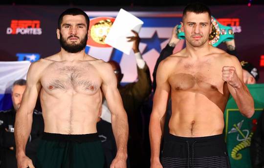 Gvozdyk and Beterbiev make weight