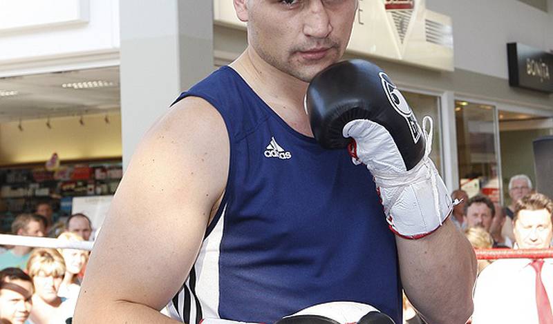 Александр Алексеев во время открытой тренировки