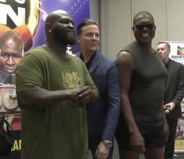 James Toney and Donovan Ruddock weigh in ahead of exhibition bout