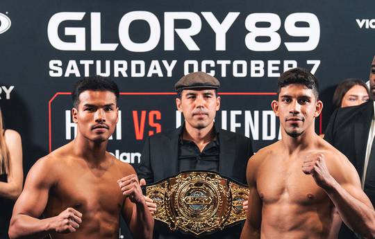 Glory 89: weigh-in results