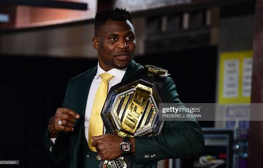 Ngannou is ready to part with the championship belt