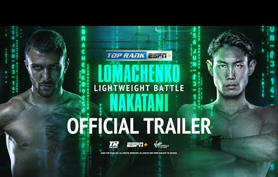 Lomachenko vs Nakatani: Official trailer