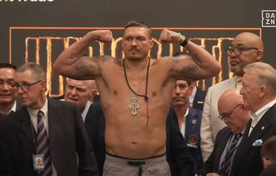 Oleksandr Usyk vs Daniel Dubois 2 Wiegeergebnisse