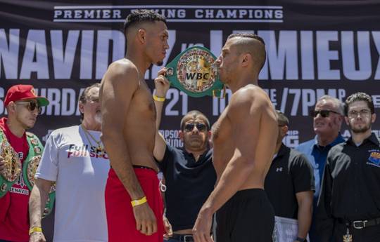 Benavidez y Lemieux pesan