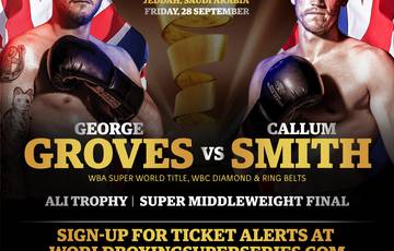 Groves vs Smith officially heads to Saudi Arabia