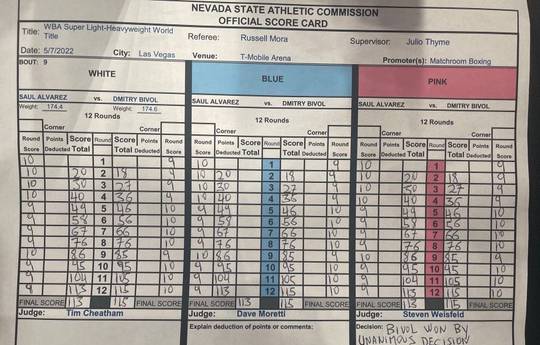 Bivol needed to win the 12th round to win.