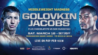 Gennady Golovkin vs Daniel Jacobs: stream online, where to watch