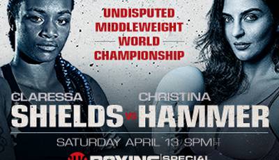 Shields vs Hammer. Where to watch live