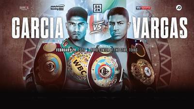 Garcia vs Vargas. Where to watch live