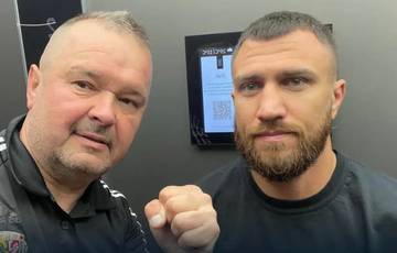 Lomachenko came to Wroclaw for Usyk-Dubois fight (photo)