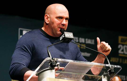 "We have freedom of speech." Dana White responded to Strickland's scandalous statements