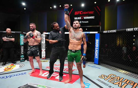 Ернандес достроково перемагає Долідзе та інші результати турніру UFC on ESPN 72