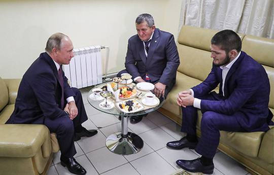 Putin tells Nurmagomedov that he can call him in any situation