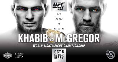 UFC 229: predictions and betting odds