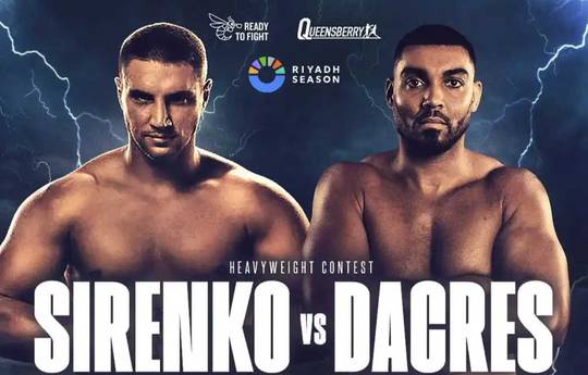 Vladyslav Sirenko vs Solomon Dacres - Data, Hora de início, Cartão de Lutas, Localização