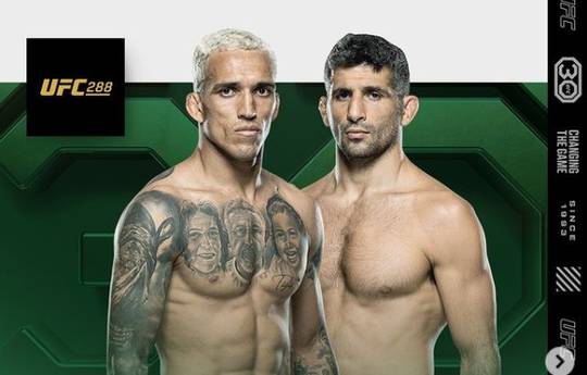 Oliveira y Dariush pelearán en el UFC 288