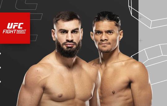 UFC sur ABC 9 : Aslan contre Elekana - Date, Heure de début, Carte de combat, Lieu