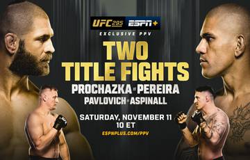 Pereira schakelt Prochaska uit en andere UFC 295 resultaten