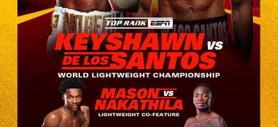 Keyshawn Davis vs Edwin de los Santos Undercard - Full Fight Card List, Schedule, Running Order