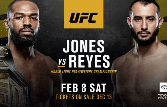 UFC 247 Джонс - Рейес. Ссылки на трансляцию
