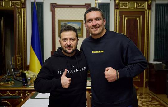 Usyk shared his opinion about Zelensky: "The only president who just took and did not abandon his people"