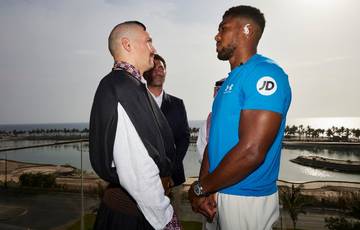 Usyk and Joshua weigh in