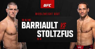 What time is UFC Fight Night 246 Tonight? Barriault vs Stoltzfus - Start times, Schedules, Fight Card