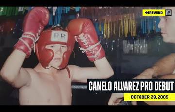 The 15-year-old Alvarez's professional debut (video)