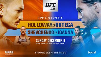 Результаты турнира UFC 231