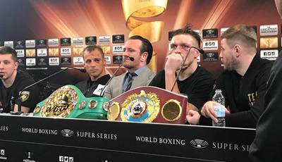 Usyk - Briedis. Press conference after the battle