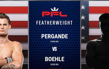 PFL 7: Pergande vs Boehle - Datum, Startzeit, Kampfkarte, Ort