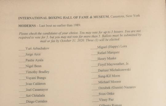 Mayweather, Klitschko, Cotto and Ward nominated for Hall of Fame