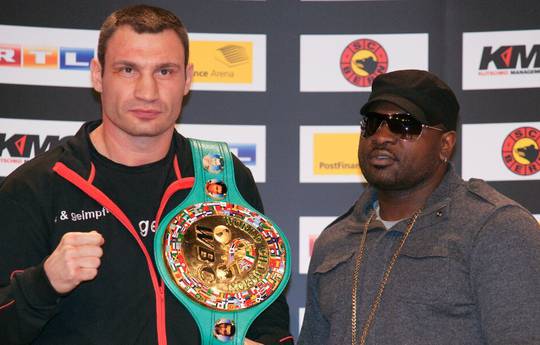 Johnson remembered the fight with Klitschko: “I asked to cancel the fight, I had an injury”