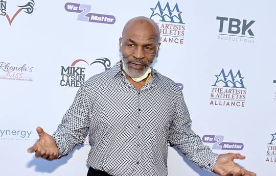 Video of the day. 57-year-old Mike Tyson works with a medicine ball