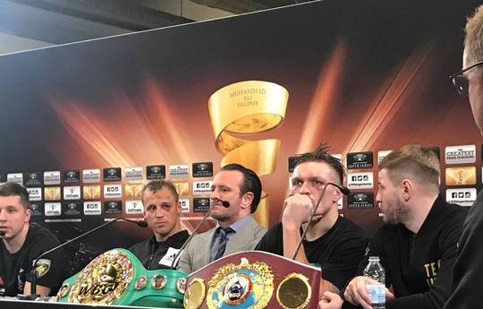 Usyk - Briedis. Press conference after the battle