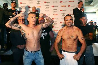 Green vs Mundine II Weights (photos)