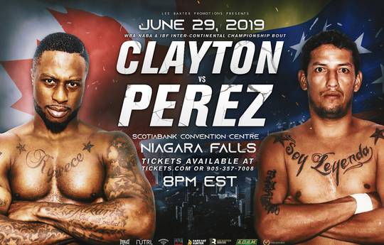 Clayton-Perez on June 29 in Niagara Falls