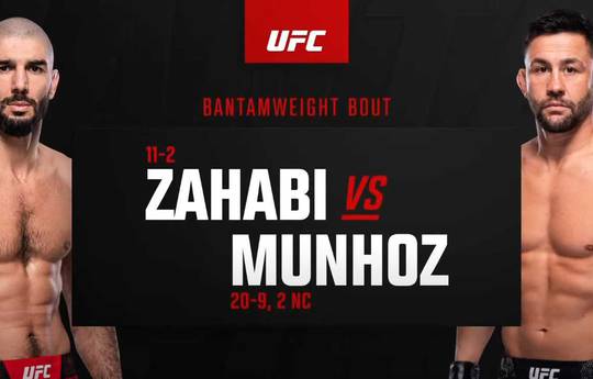 Quelle est l'heure de l'UFC Fight Night 246 ce soir ? Zahabi vs Munhoz - Heures de début, horaires, carte de combat