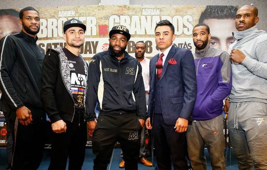 Adrien Broner, Adrian Granados - Face Off at Final Presser