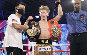 Inoue successfully defended WBA and IBF belts