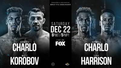 Charlo vs Harrison, Charlo vs Korobov. Where to watch live