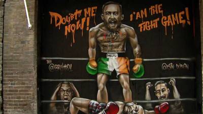 Irish fans get behind Conor McGregor ahead of Floyd Mayweather fight