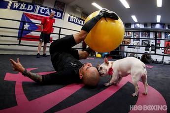 Cotto getting ready for the farewell duel (photo)