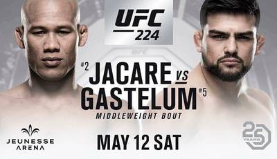 Жакаре и Гастелум встретятся 12 мая на UFC 224